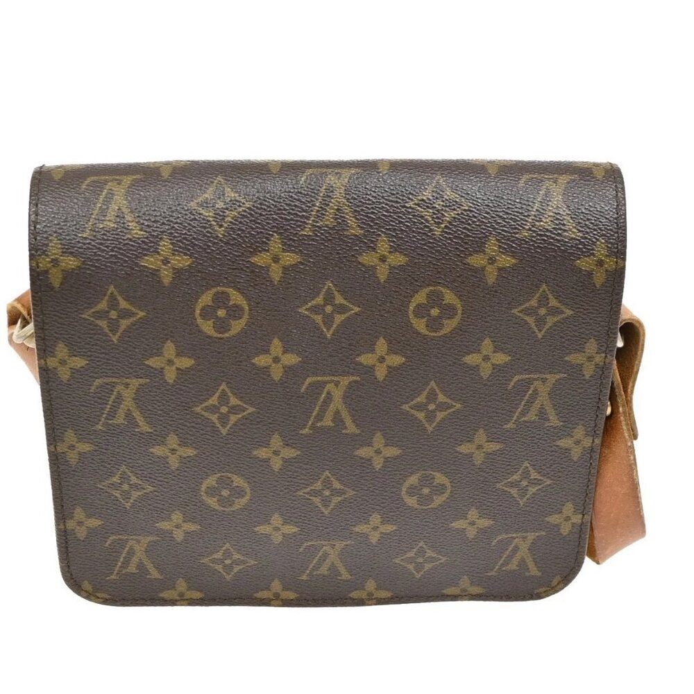 LOUIS VUITTON Cartouchiere MM Shoulder Bag Monogram Leather Brown M51253 36KB922 - Picture 3 of 15